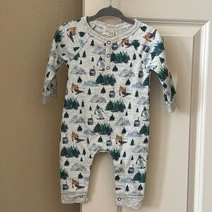 Miki Miette Bailey Romper - Aspen